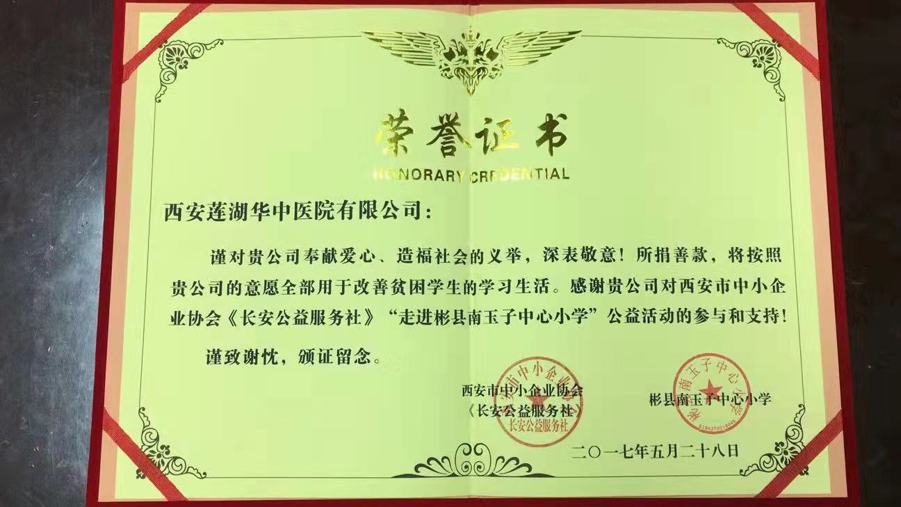 荣誉证书